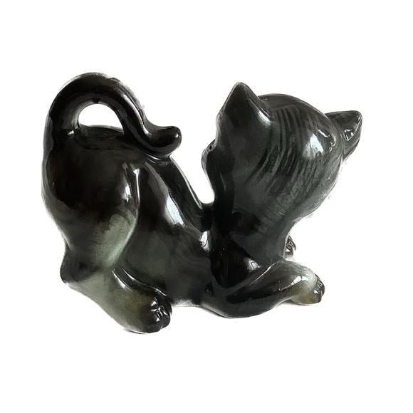 Vintage ceramic cat kitsch MCM retro - Picture 2 of 3